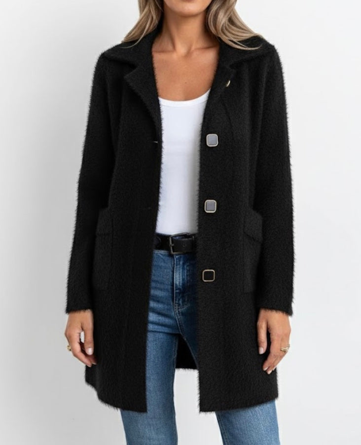 Margaux™ — Elegant lang jakke til hverdagen