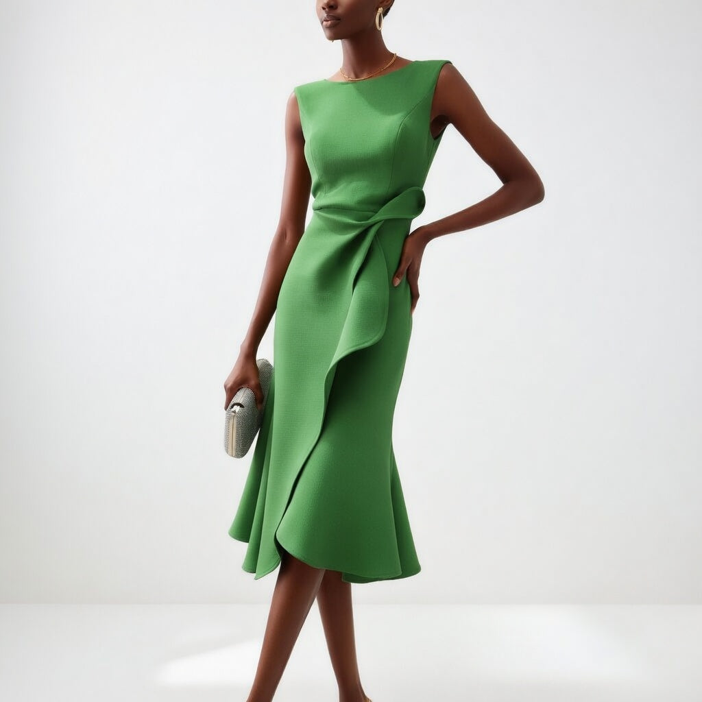 Léonise™ — Struktureret kjole med moderne, formgivende elegance