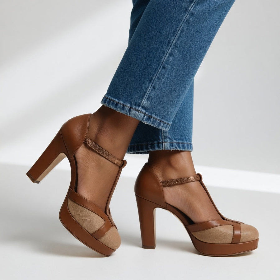 Maëlyne™ — Retro pumps med elegance og ergonomisk støtte