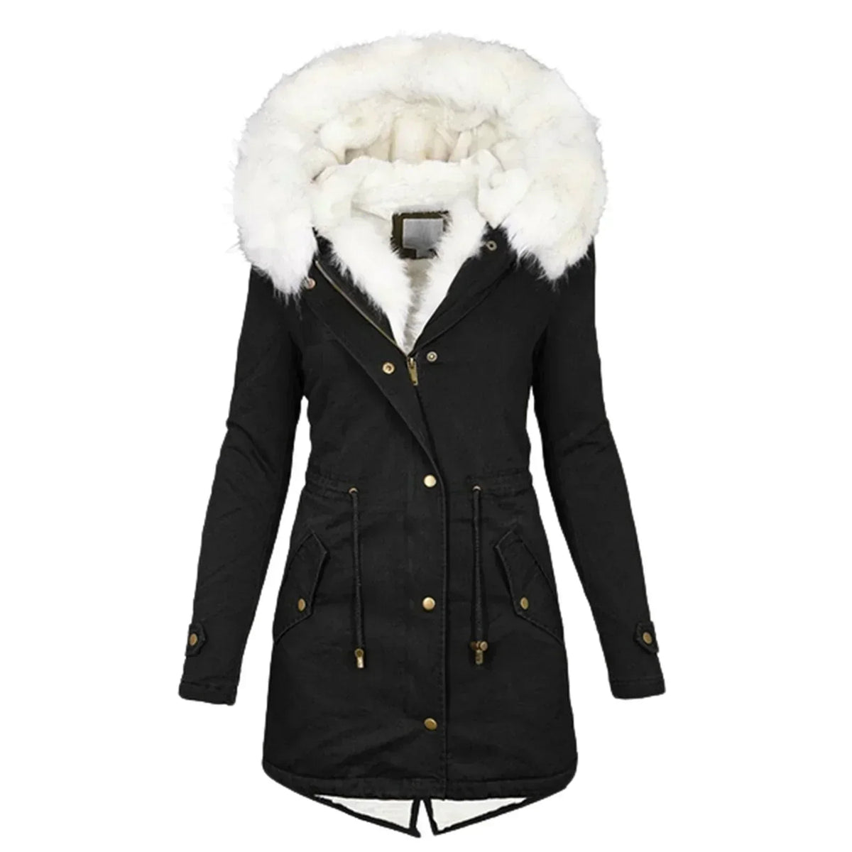 Giulia d’Hiver™ — Varm frakke med elegant hætte