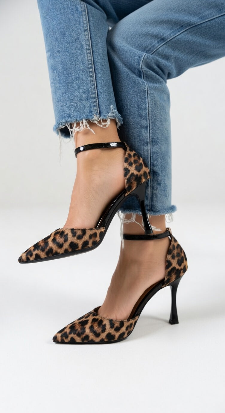 Léontine™ — Elegante pumps med fedt print til kvinder
