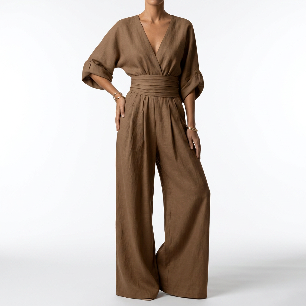 Évoriane™ — Flydende jumpsuit med raffineret sommerelegance