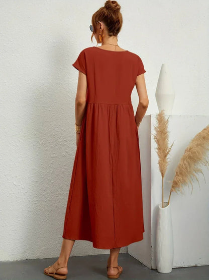 Gabrielle™ | Flydende midikjole med tidløs elegance