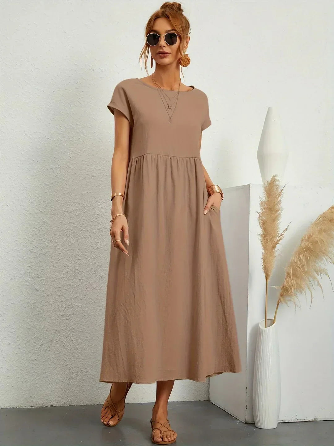 Gabrielle™ - Flydende midikjole med tidløs elegance