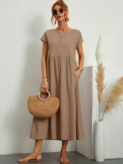 Gabrielle™ | Flydende midikjole med tidløs elegance