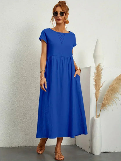 Gabrielle™ | Flydende midikjole med tidløs elegance