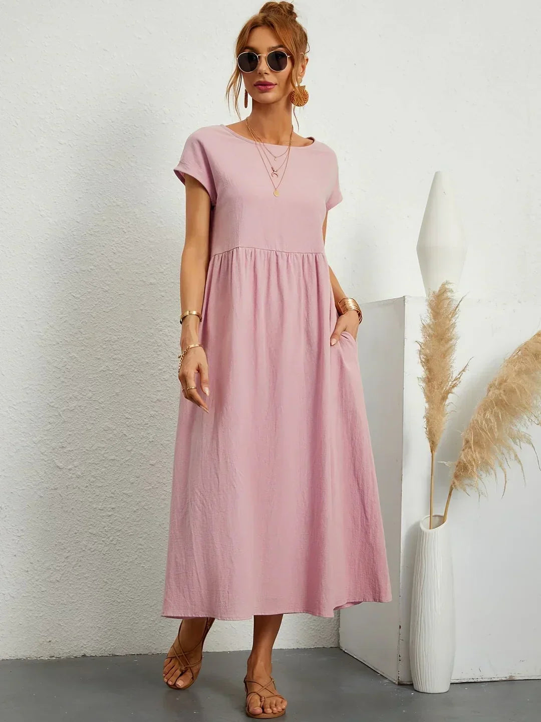 Gabrielle™ - Flydende midikjole med tidløs elegance