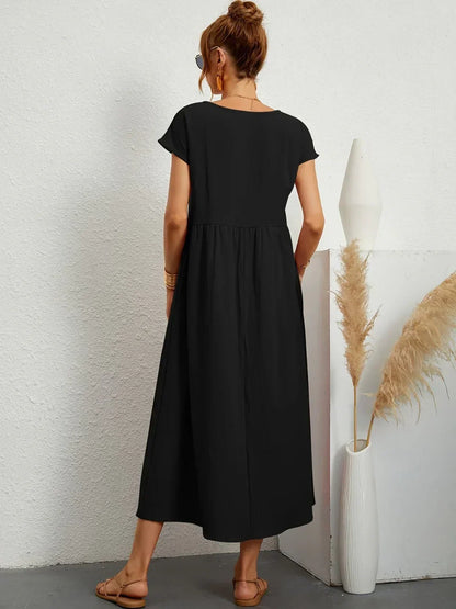 Gabrielle™ — Flydende midikjole med tidløs elegance