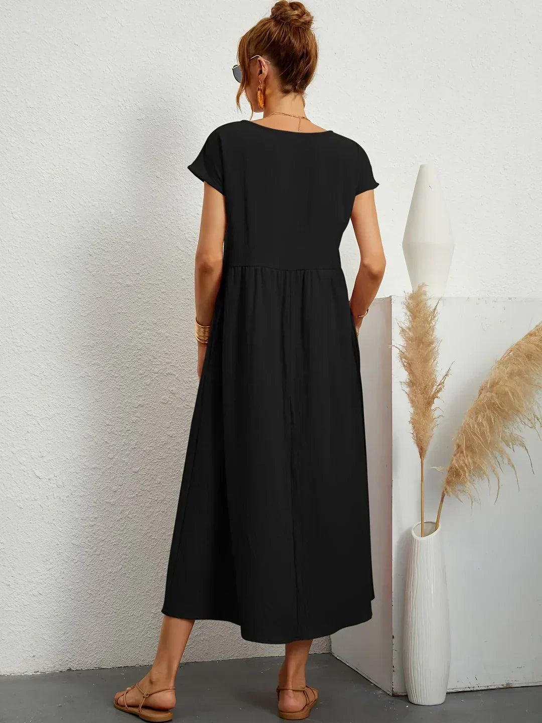 Gabrielle™ | Flydende midikjole med tidløs elegance