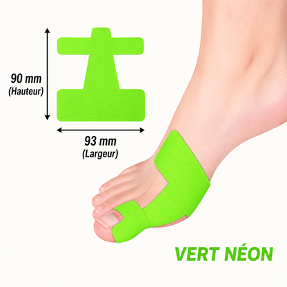 Comforté™ — Forskåret hallux valgus-tape, kinesiologi, aktiv komfort