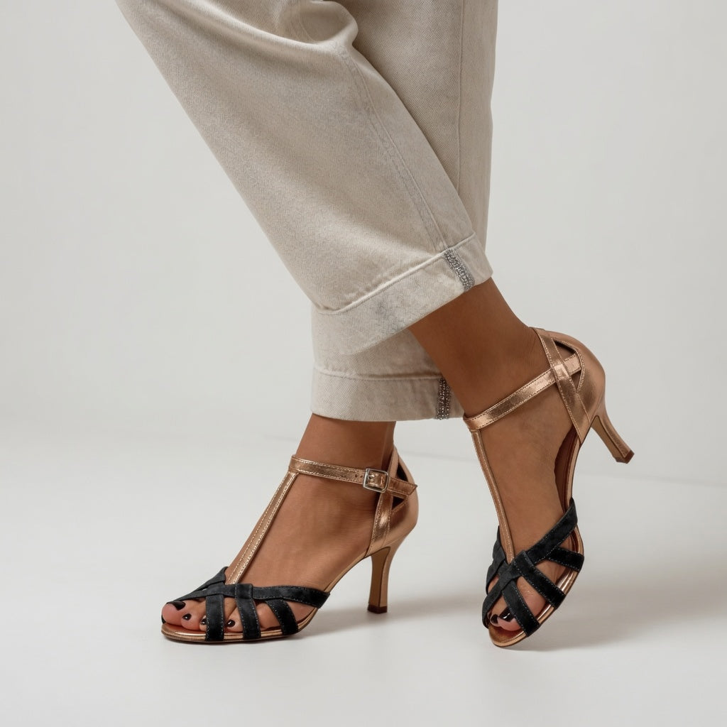 Amélia™ — Flettet sandal med stilethæl og feminin retroelegance