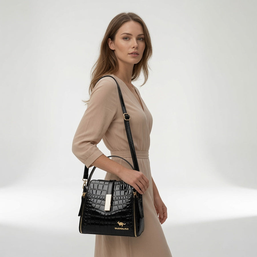 Amandéa™ — Elegant krokodilletaske, luksus til hverdagen