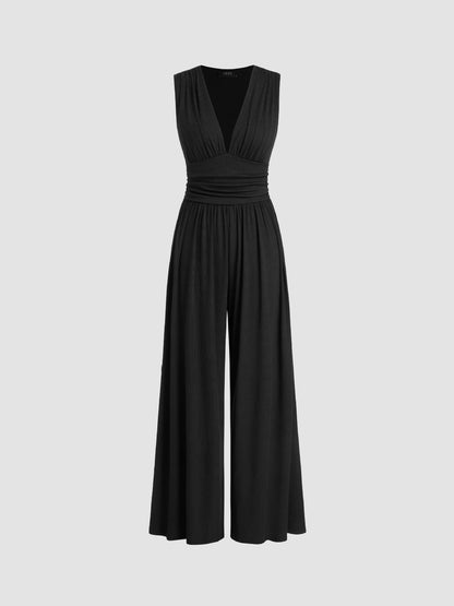 Margaux™ — Elegant flydende ærmeløs jumpsuit