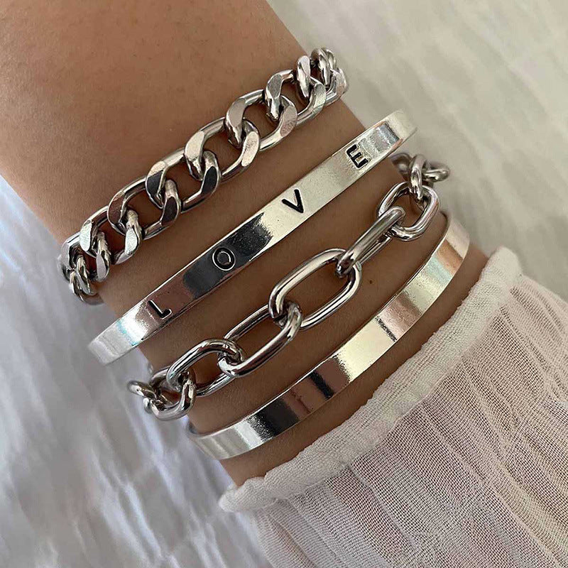 Mercer Élan-armbånd i hvidguld