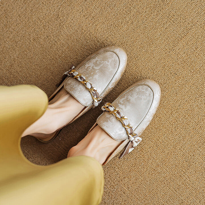 Marisa | Mules-loafers med dekorativ kæde