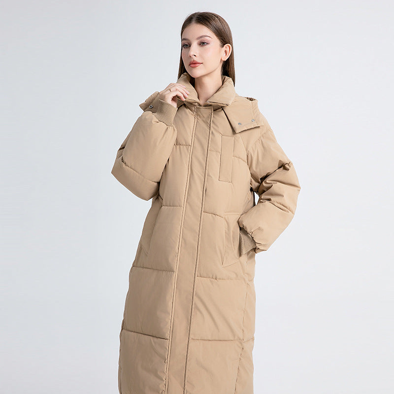 Clarisse™ — Elegant lang quiltet vinterfrakke