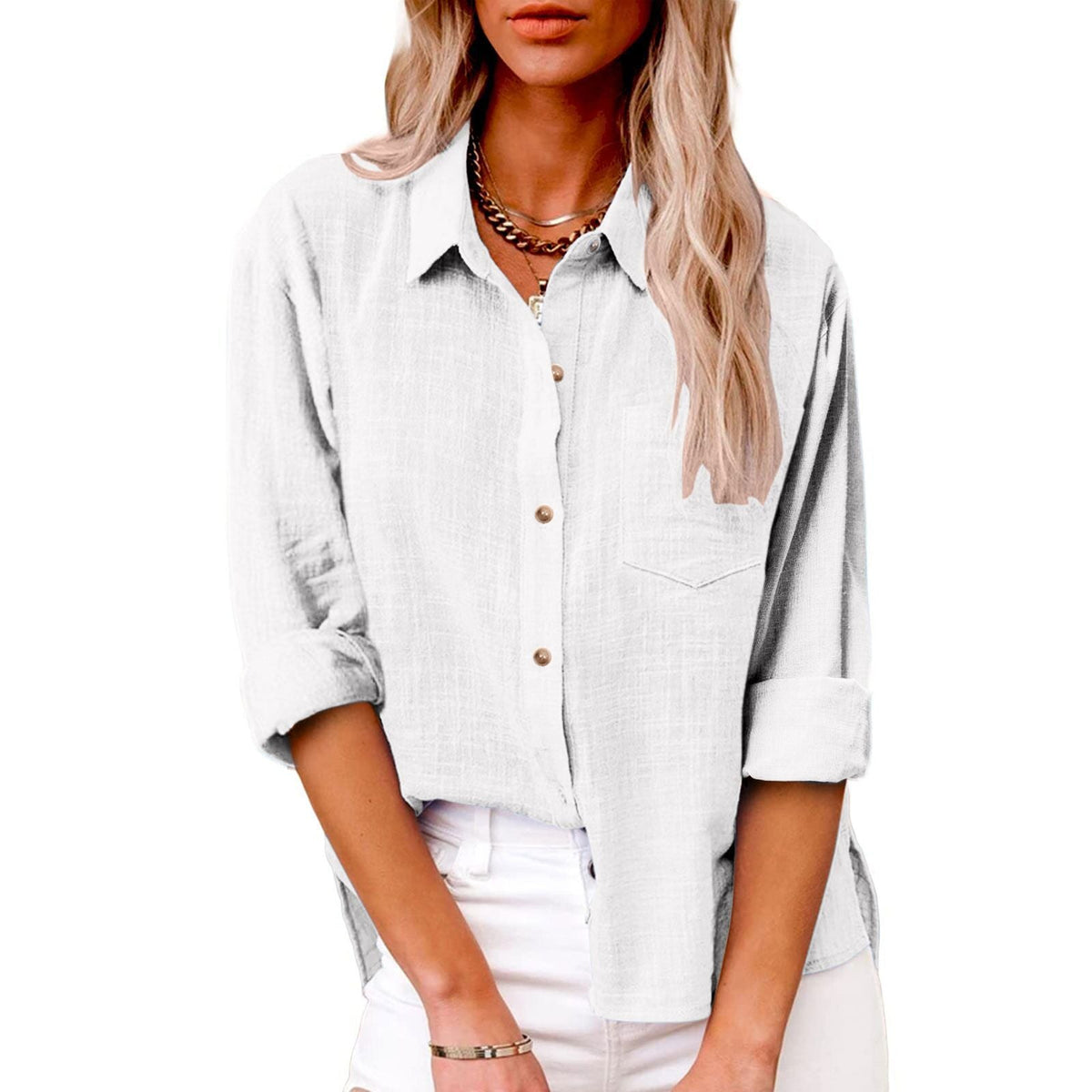 Romane™ — Elegant bluse i bomuld med tidløs stil