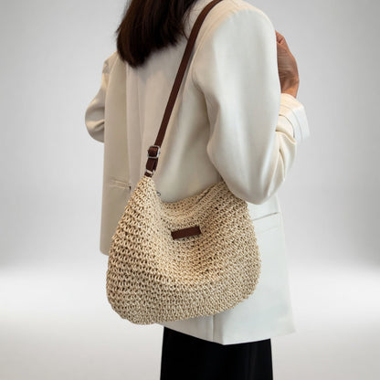 Mirevaëlle™ — Elegant flettet taske i naturmateriale til hverdagen