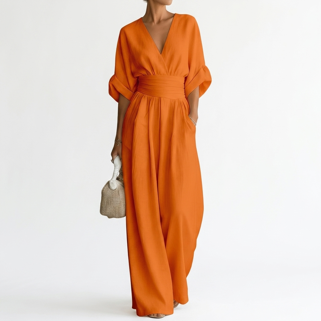 Évoriane™ — Flydende jumpsuit med raffineret sommerelegance