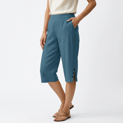 Lorenza™ — Flydende capribukser til sommerkomfort