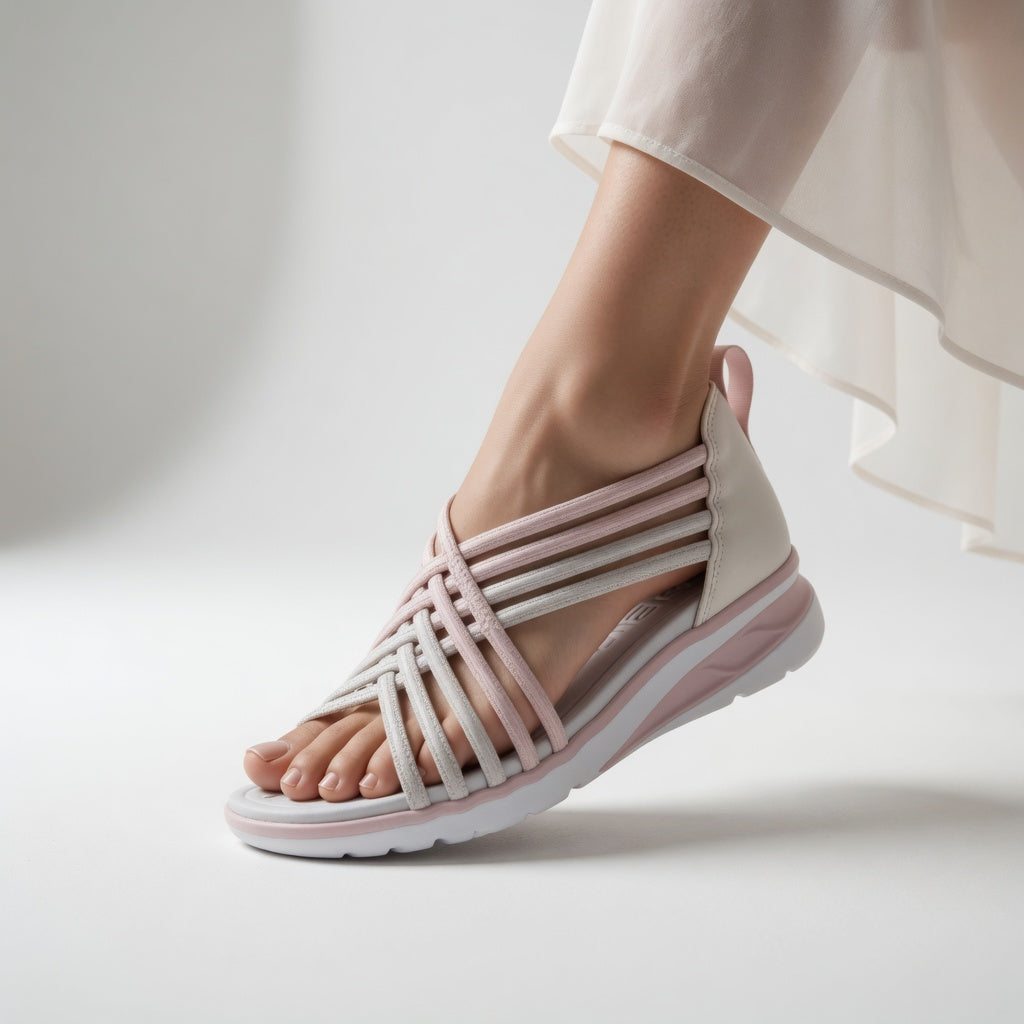Ondine™ – Ergonomisk flettet sandal med sommerlig feminin charme