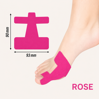 Comforté™ — Forskåret hallux valgus-tape, kinesiologi, aktiv komfort