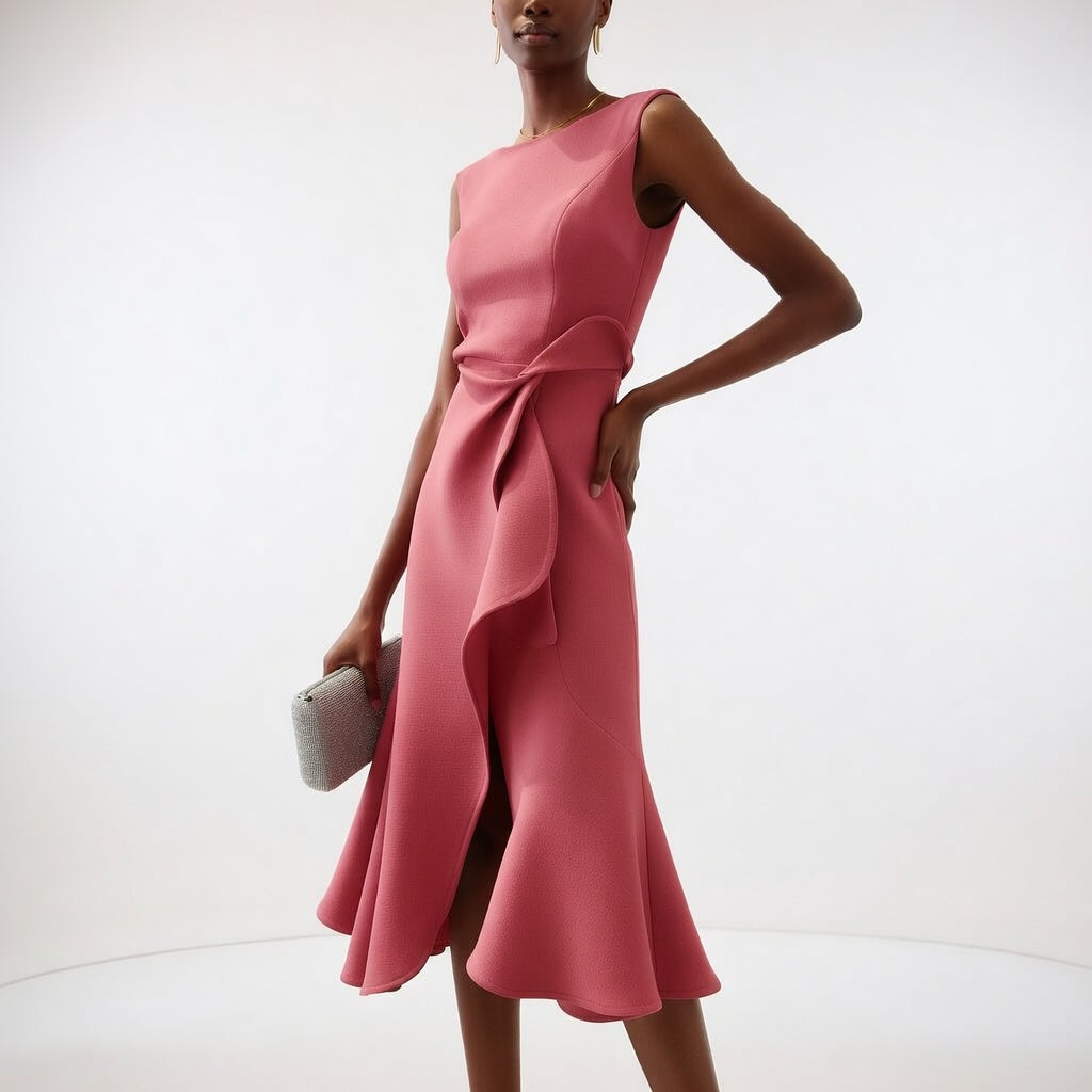 Léonise™ — Struktureret kjole med moderne, formgivende elegance