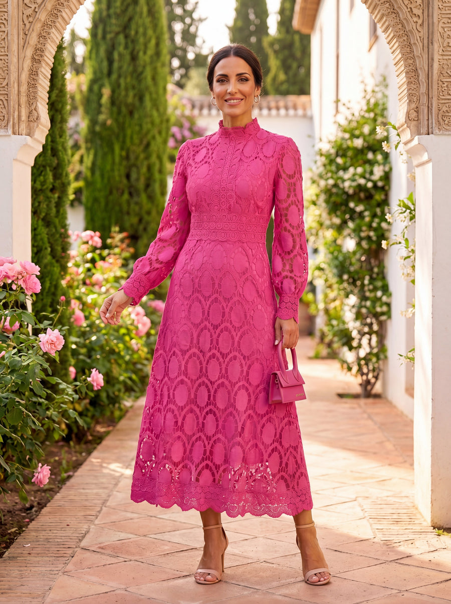Elegant Carmona-kjole i silke – Maison Claire et Sylvie