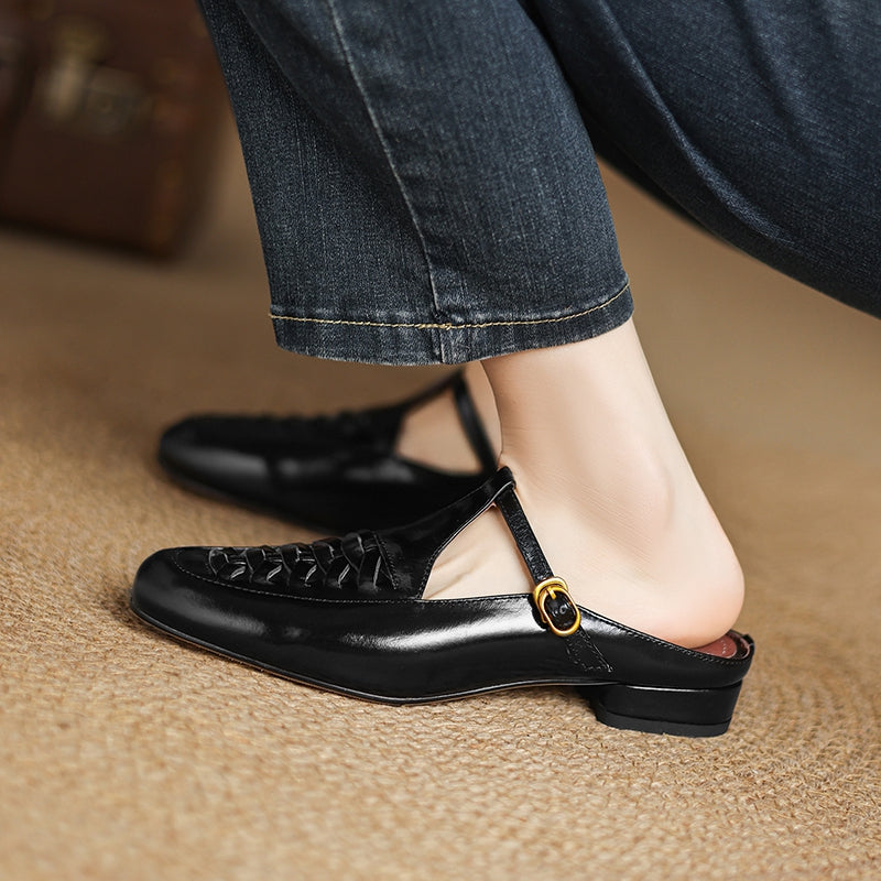 Riza | Flettede mules med rem