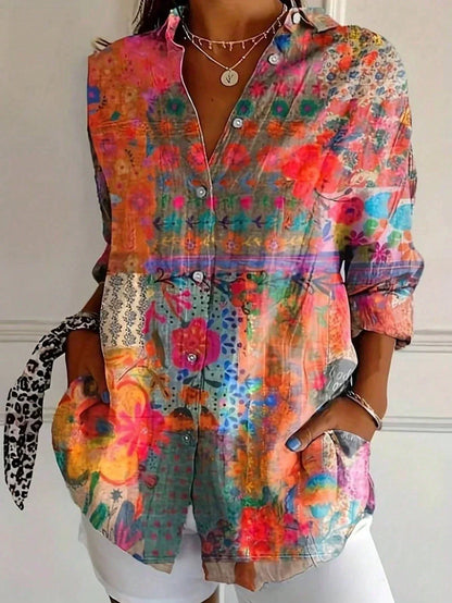 Élianne™ — Elegant bluse med holdbare farver