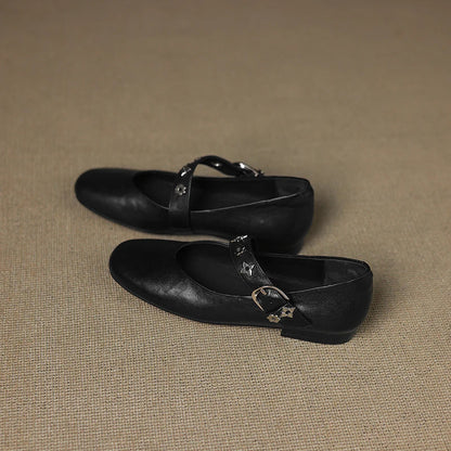 Kylen | Mary Jane-ballerinaer med nitter