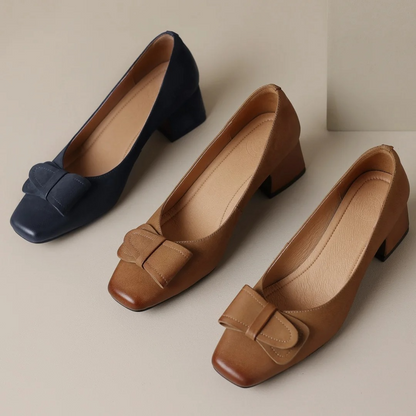 Læderpumps Roselle
