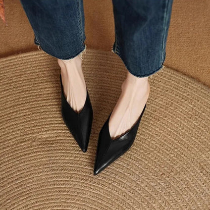 Bruna | Mules med spids tå