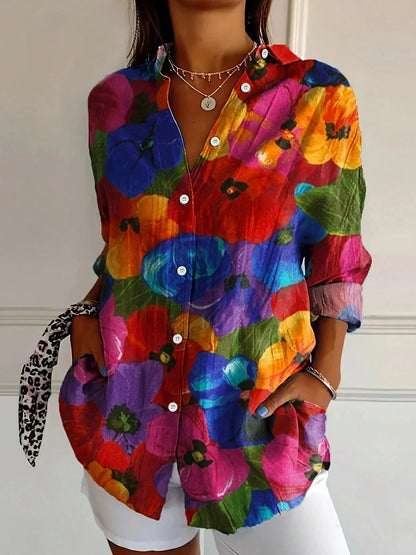 Élianne™ — Elegant bluse med holdbare farver
