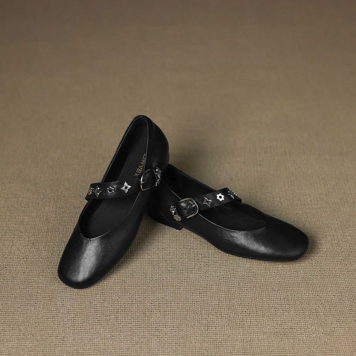 Kylen | Mary Jane-ballerinaer med nitter