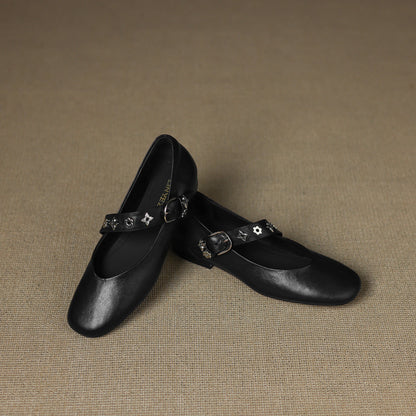 Kylen | Mary Jane-ballerinaer med nitter