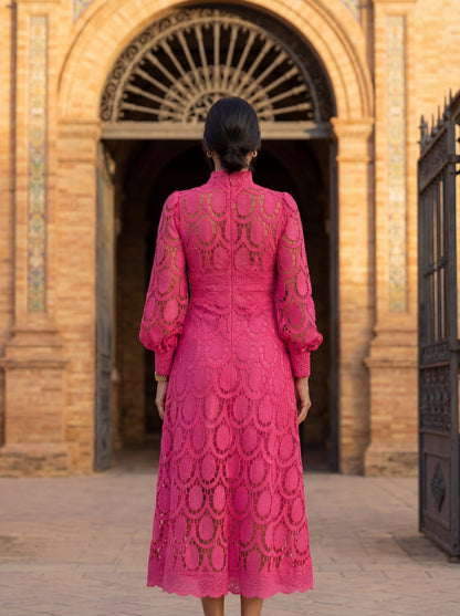Elegant Carmona-kjole i silke – Maison Claire et Sylvie