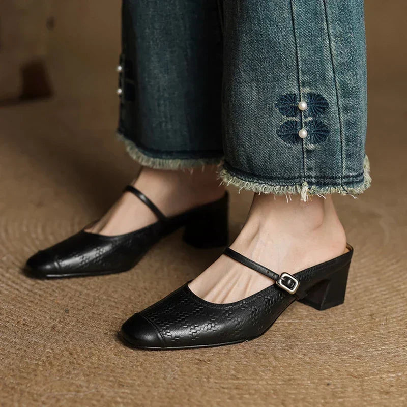 Liana | Mary Jane-mules med hæl