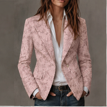 Estelle | Taljeret blazer i paisley-jacquard