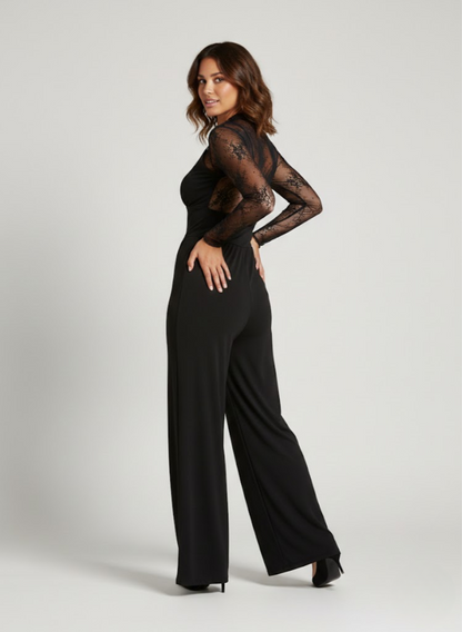 Solène™ — Elegant jumpsuit-sæt med moderne blonder