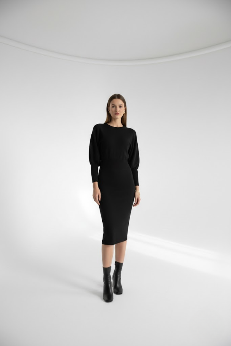 Mathilde™ — Elegant og behagelig midikjole med tidløst look