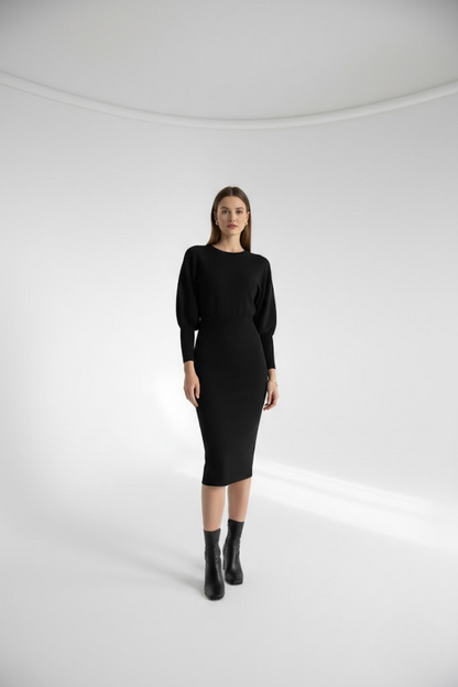 Mathilde™ — Elegant og behagelig midikjole med tidløst look