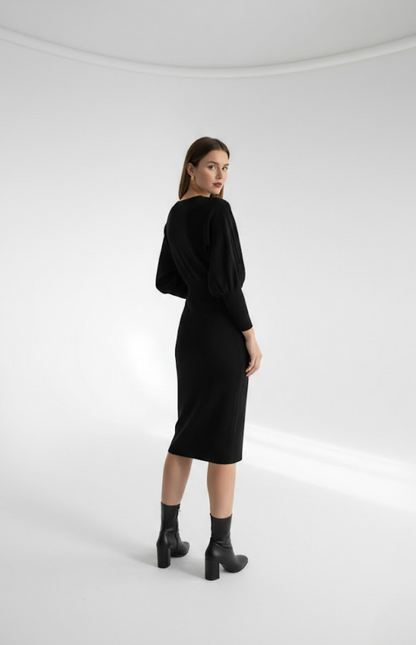 Mathilde™ — Elegant og behagelig midikjole med tidløst look