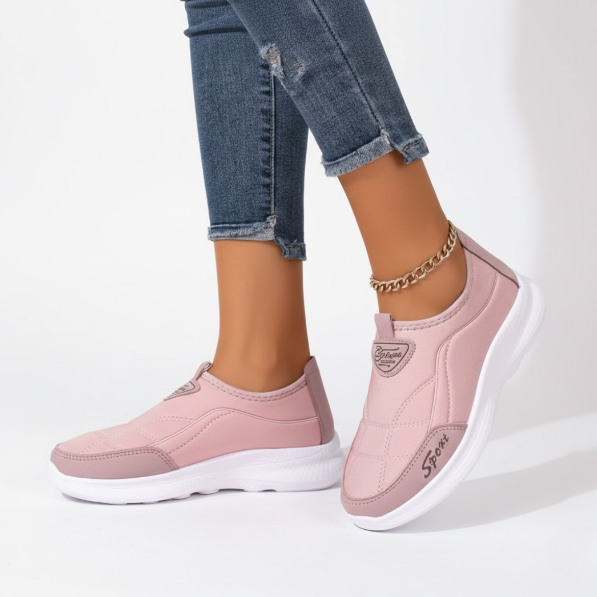 Sabine™ — Lette, moderne og behagelige slip-on sneakers