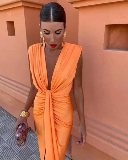 Sterre™ - Elegant plisseret kjole