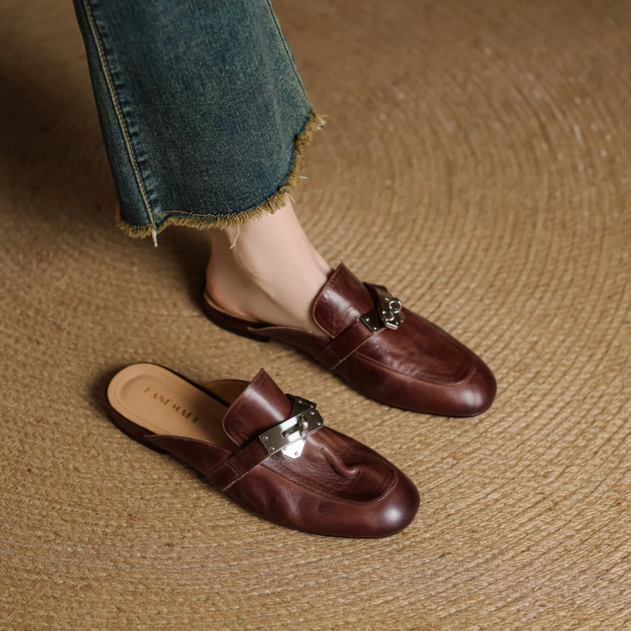 Mariagrazia | Loafer-mules med spænde