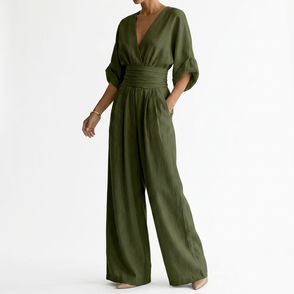 Évoriane™ — Flydende jumpsuit med raffineret sommerelegance