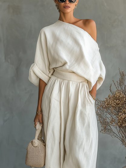 Mila™ | 2-delt off-shoulder-sæt