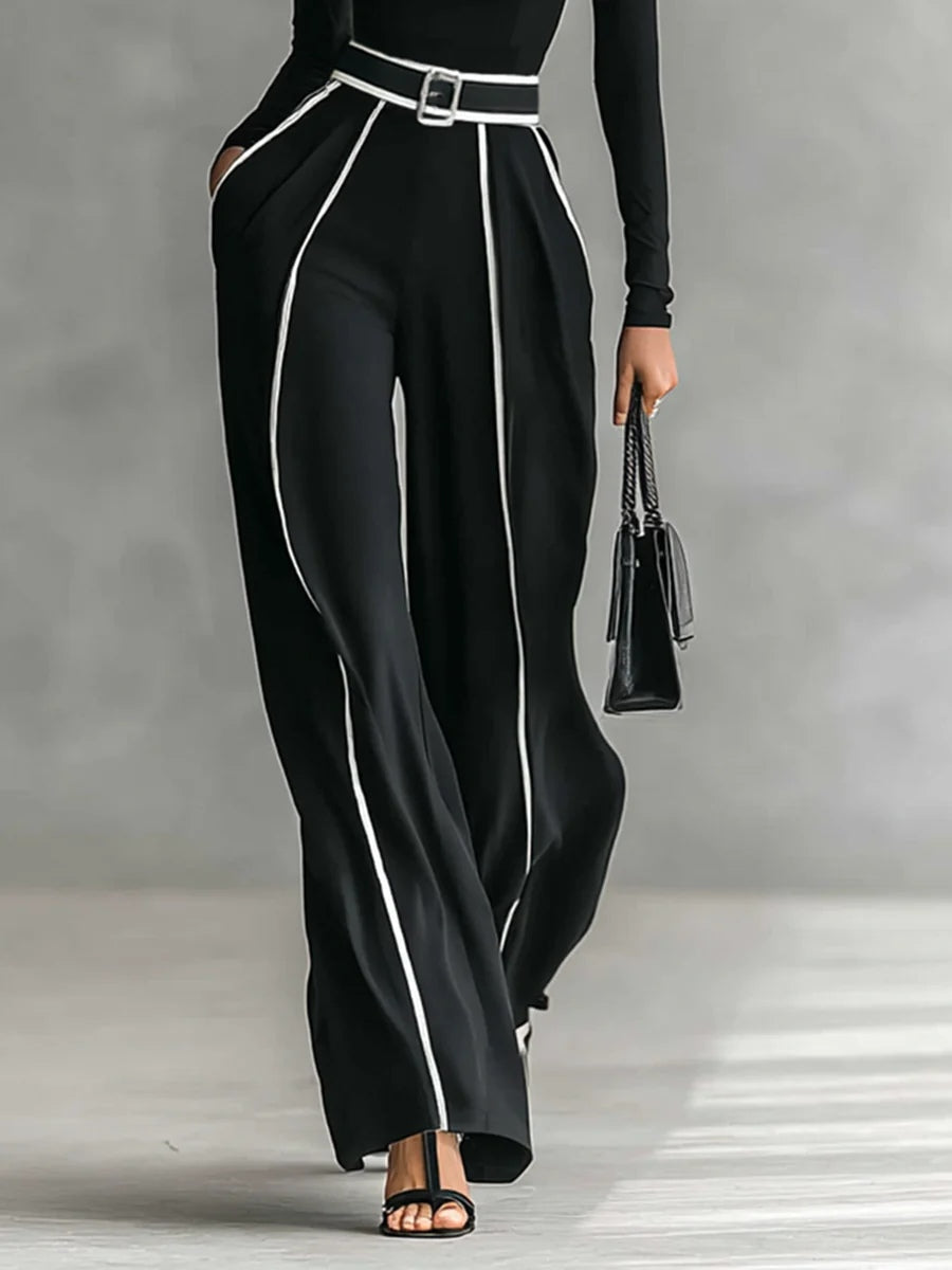 Vera™ | Elegant sæt med kontrastdetaljer