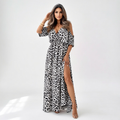 Hvid leopardprint